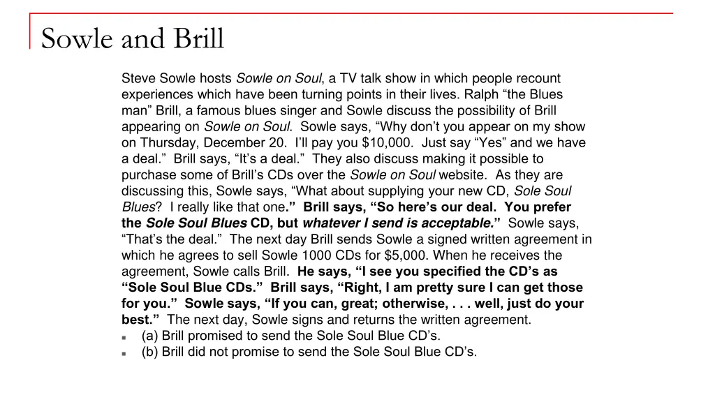 sowle and brill