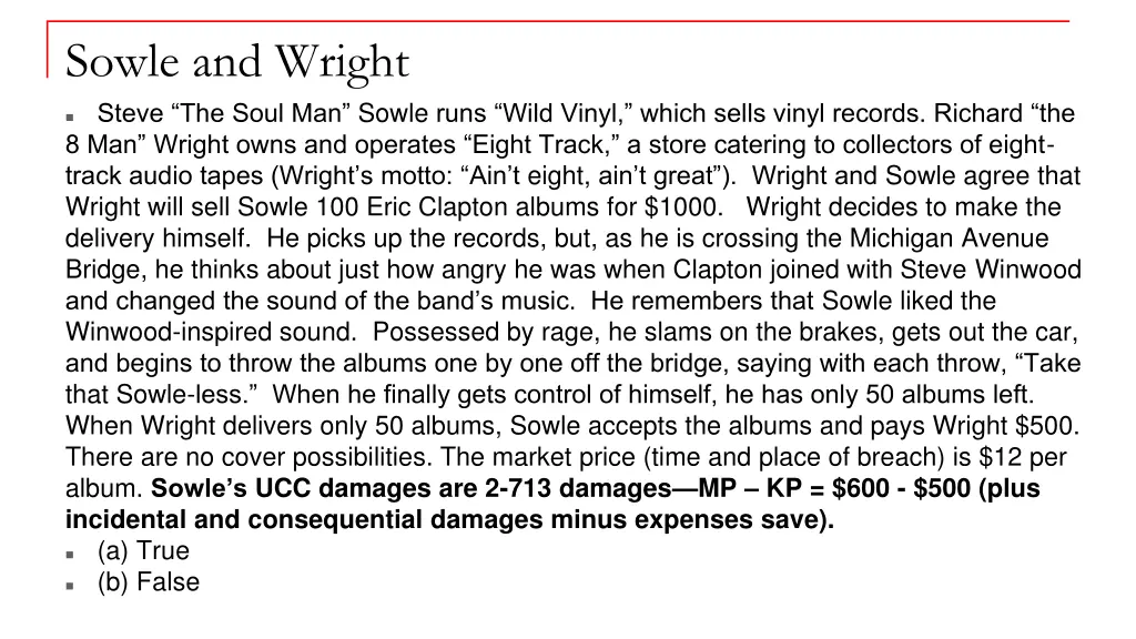 sowle and wright