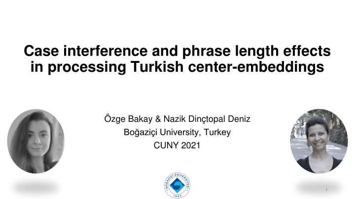 case interference and phrase length effects
