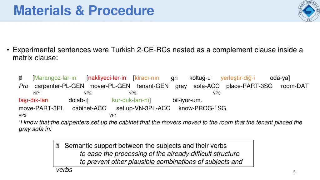 materials procedure 1