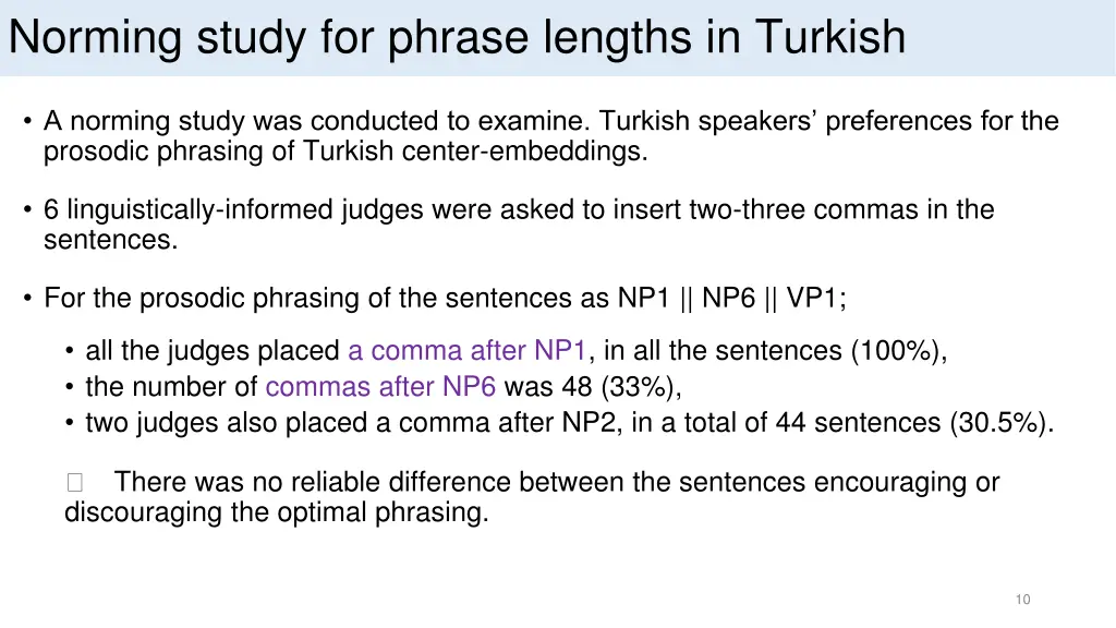 norming study for phrase lengths in turkish