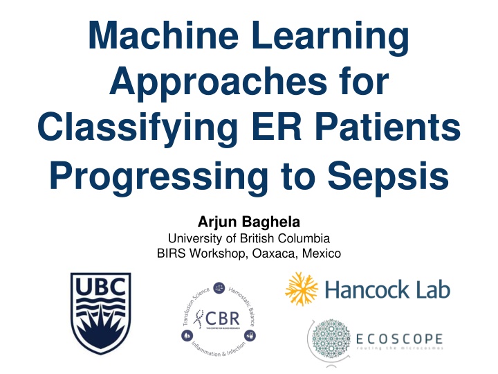machine learning approaches for classifying
