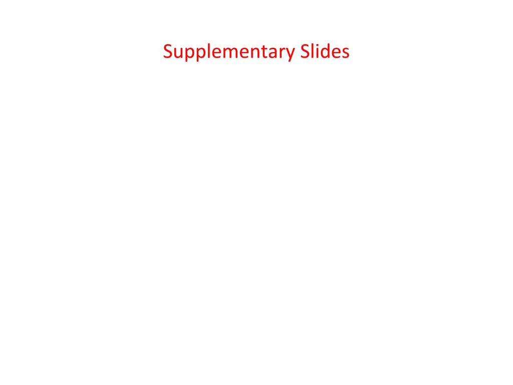 supplementary slides