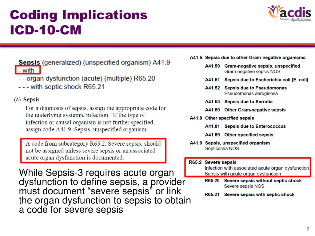 coding implications icd 10 cm