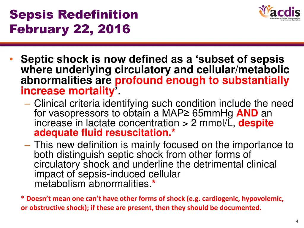 sepsis redefinition february 22 2016