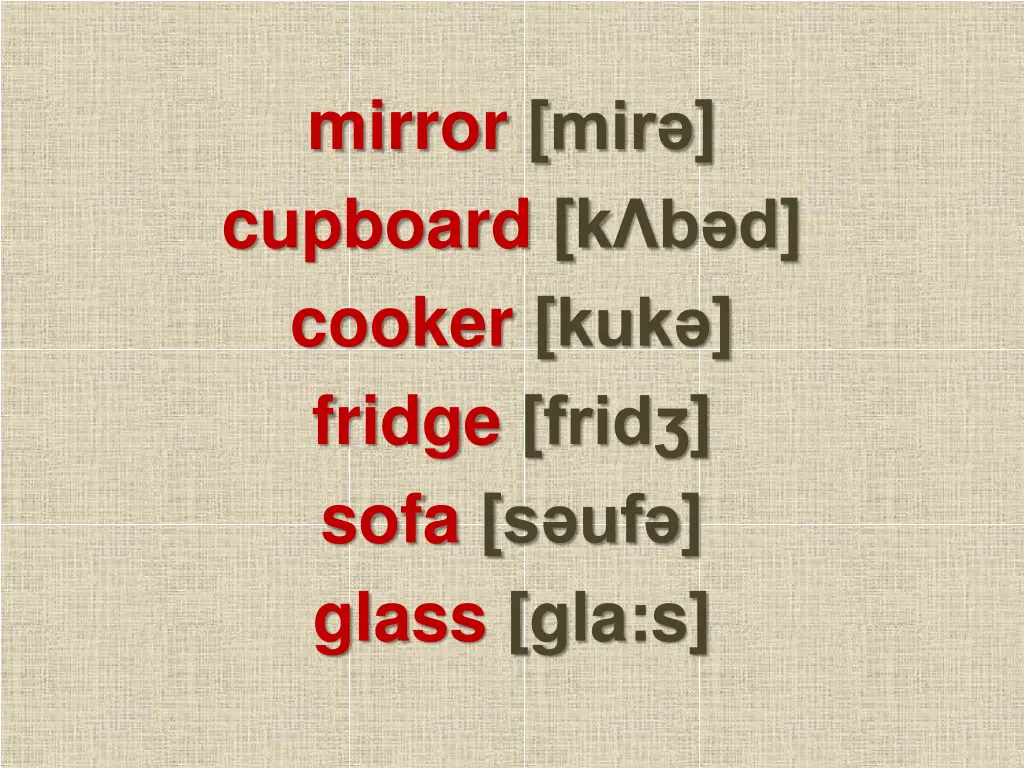 mirror mir cupboard k b d cooker kuk fridge frid