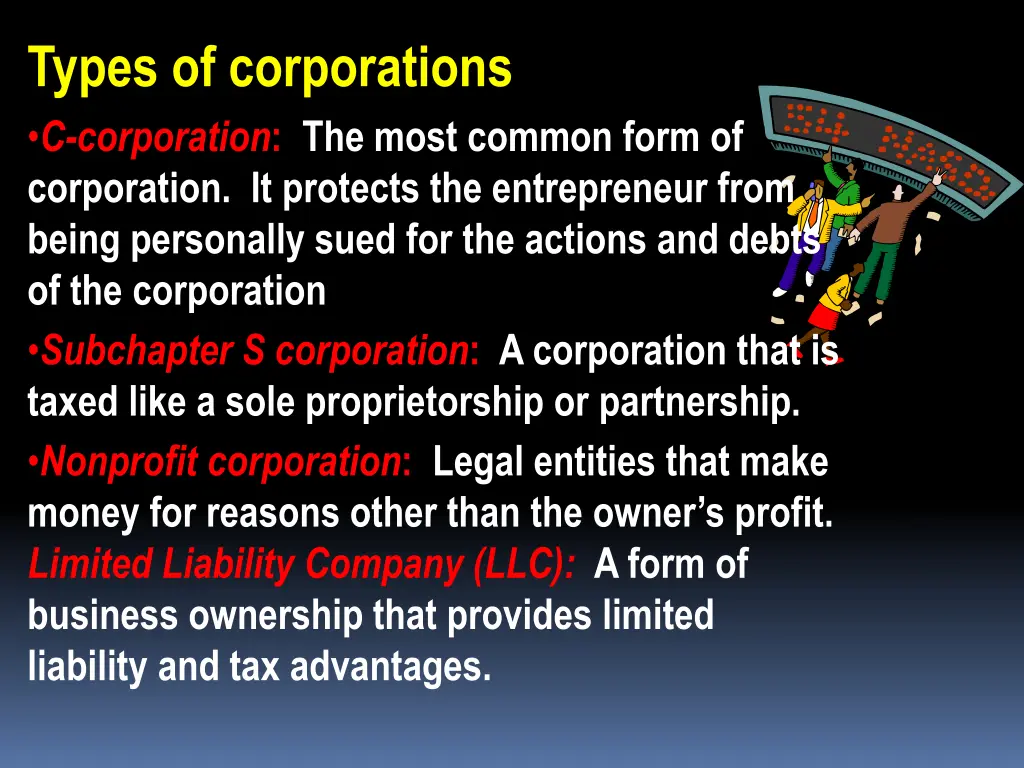 types of corporations c corporation the most