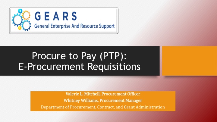 procure to pay ptp e procurement requisitions