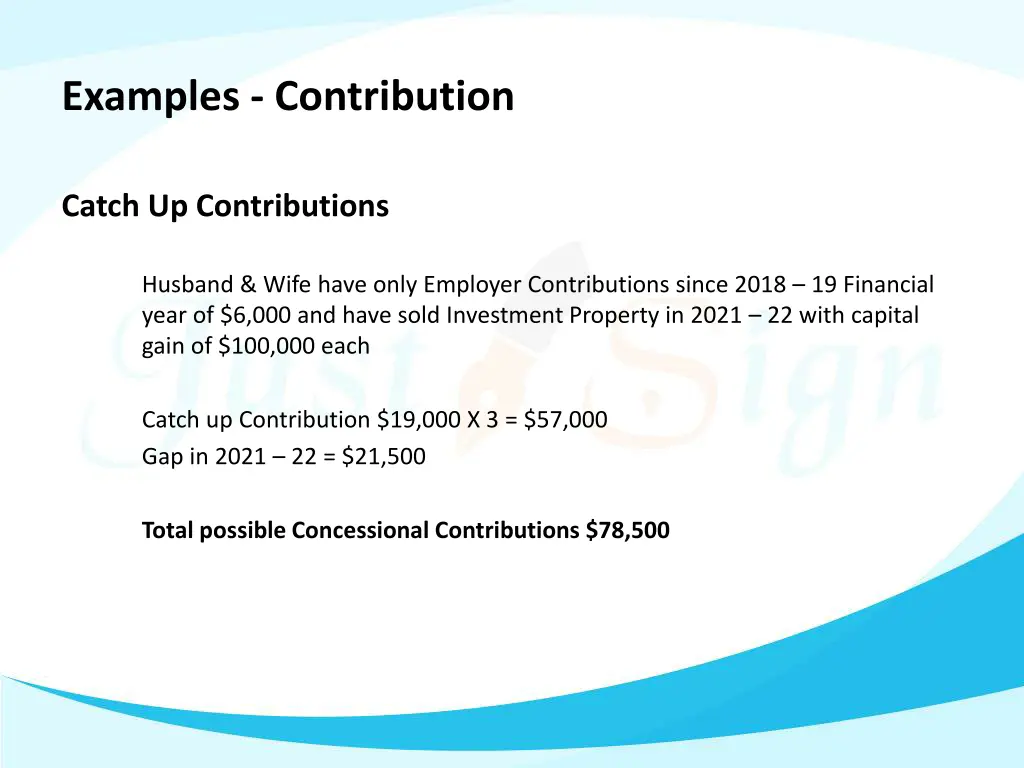 examples contribution
