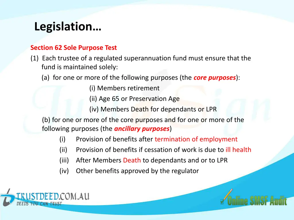 legislation