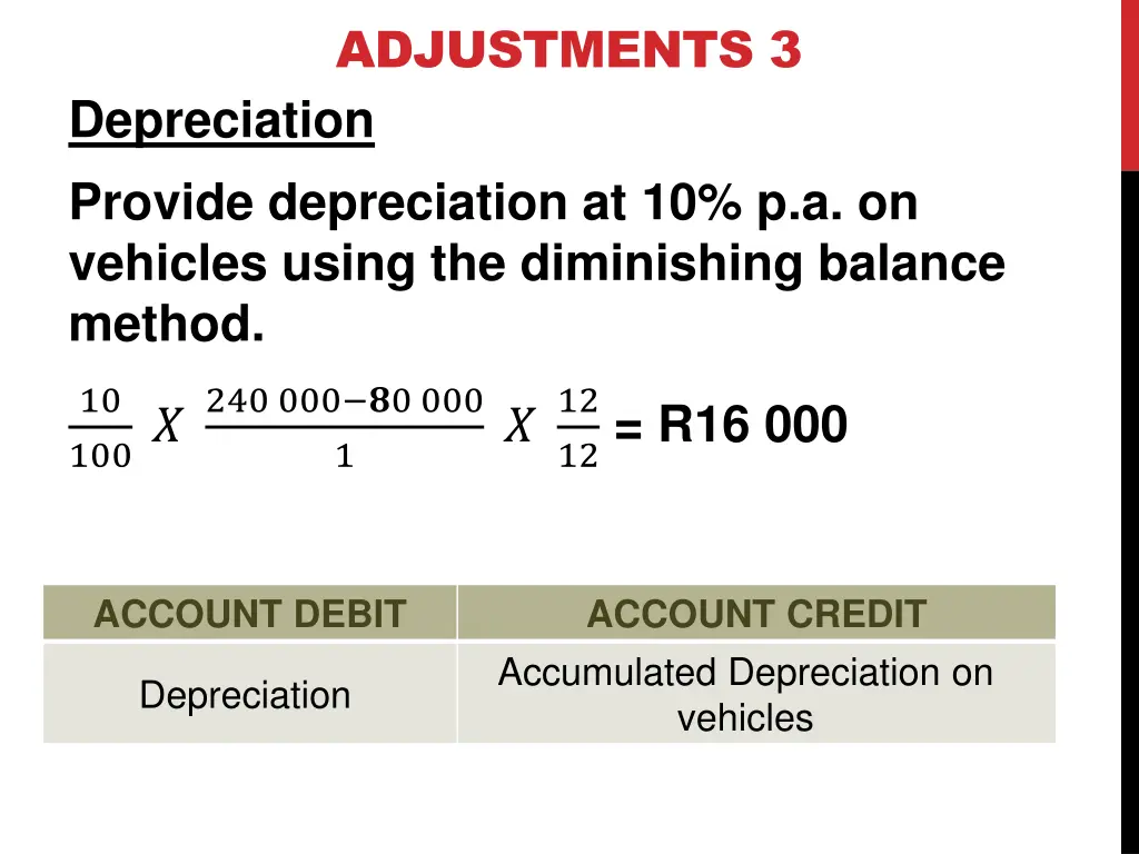 adjustments 3