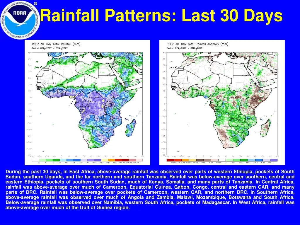 rainfall patterns last 30 days