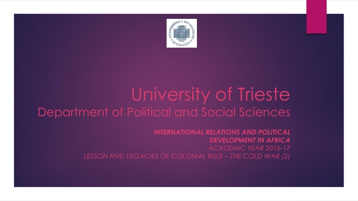 university of trieste