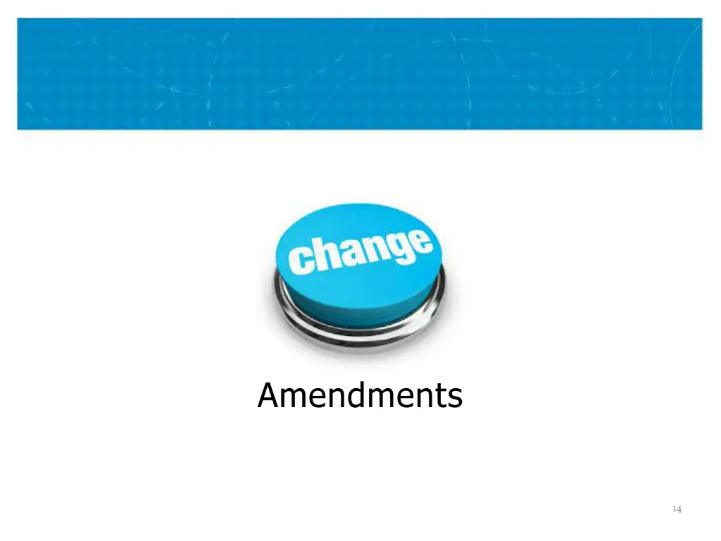 amendments