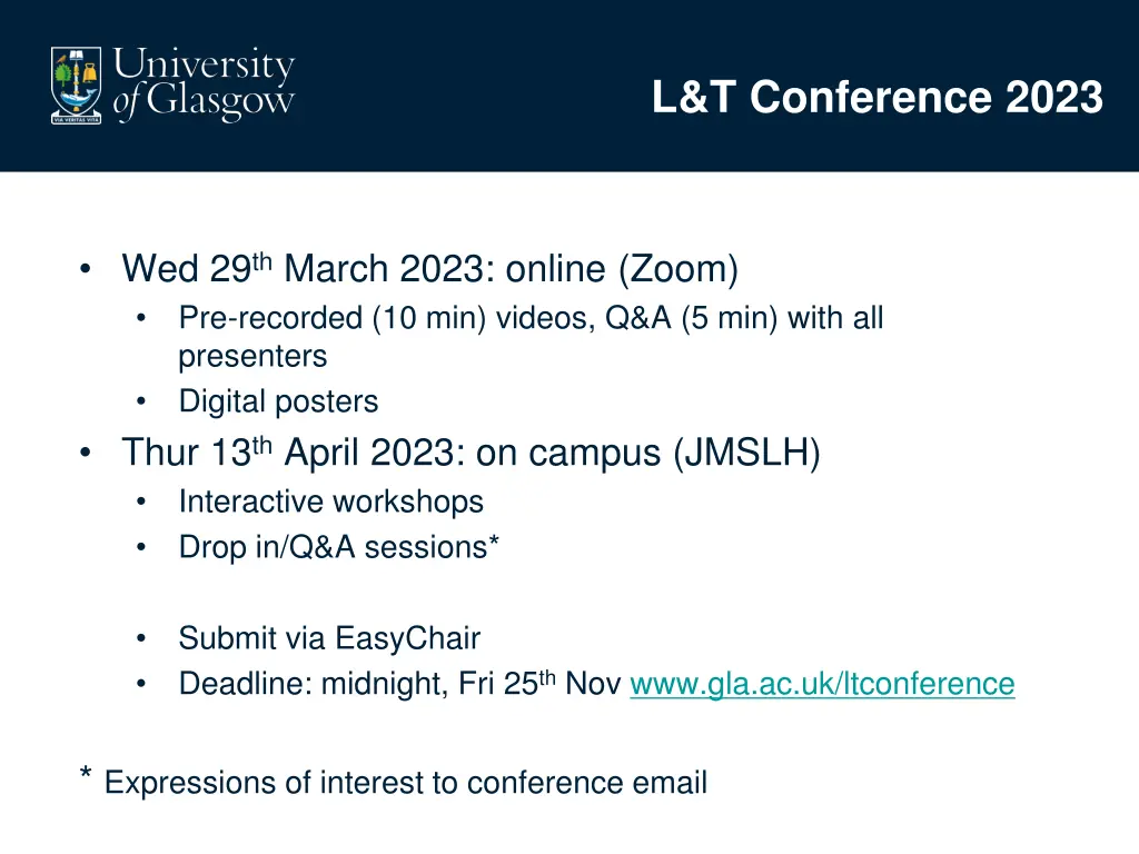 l t conference 2023