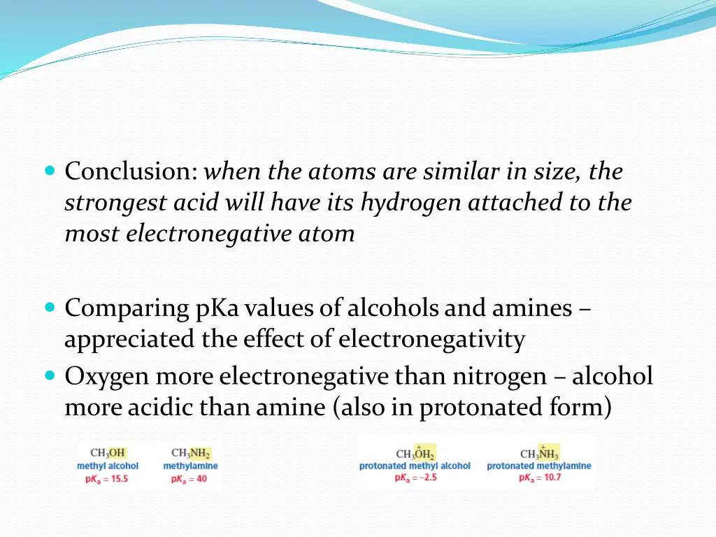 conclusion when the atoms are similar in size