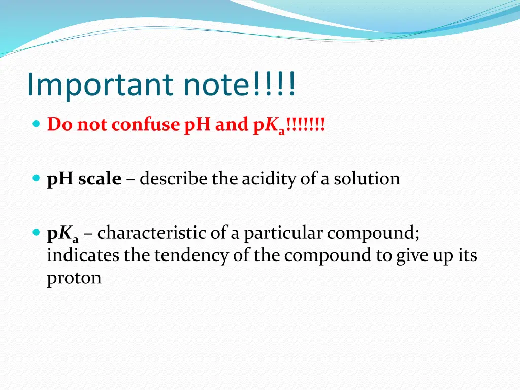 important note