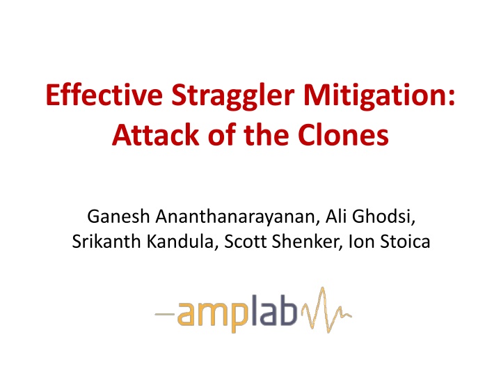 effective straggler mitigation attack