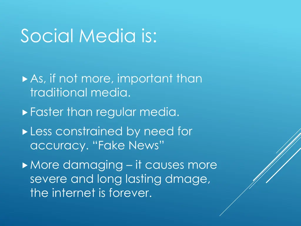 social media is