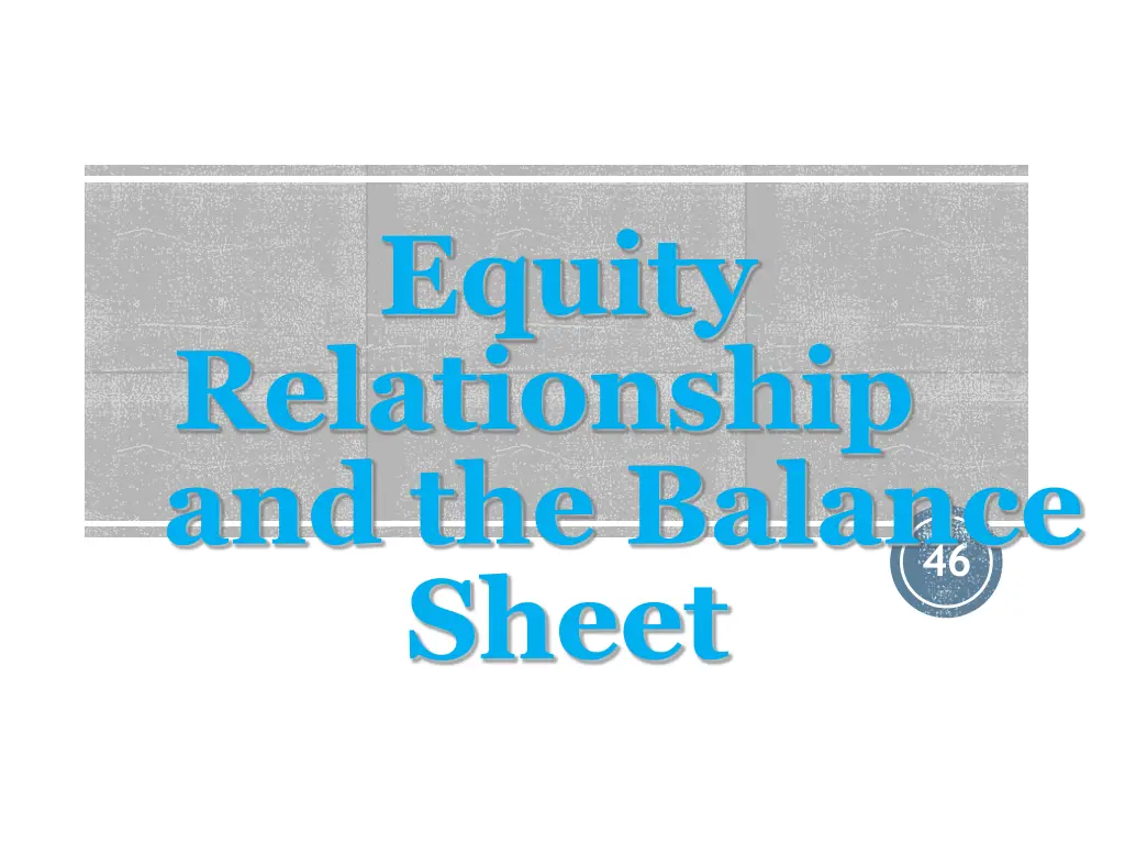 equity