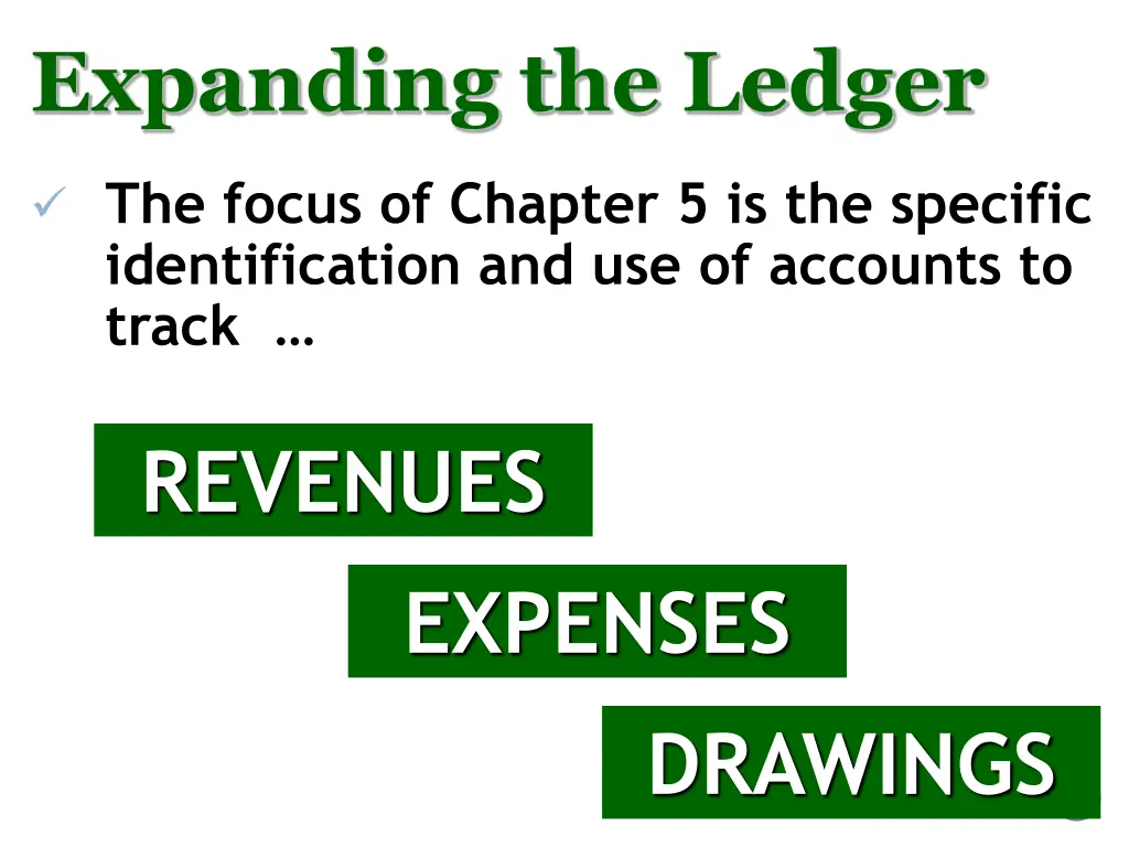 expanding the ledger 2