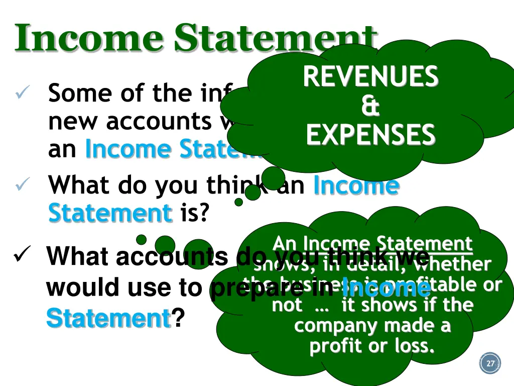 income statement