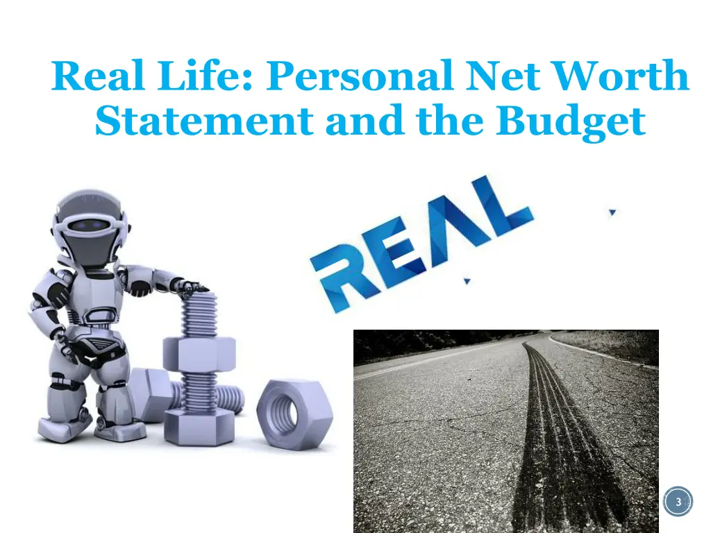 real life personal net worth statement