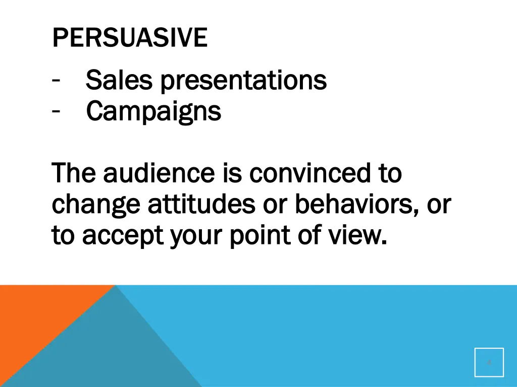 persuasive sales presentations sales