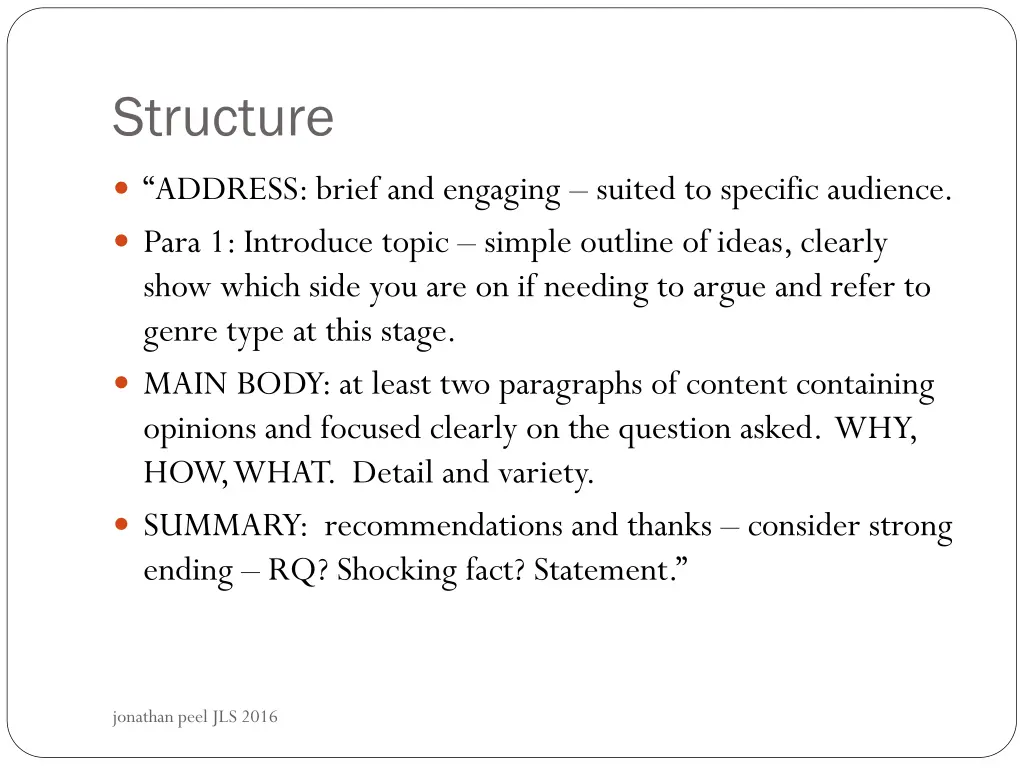 structure