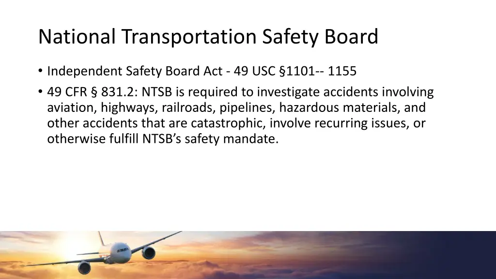 national transportation safety board