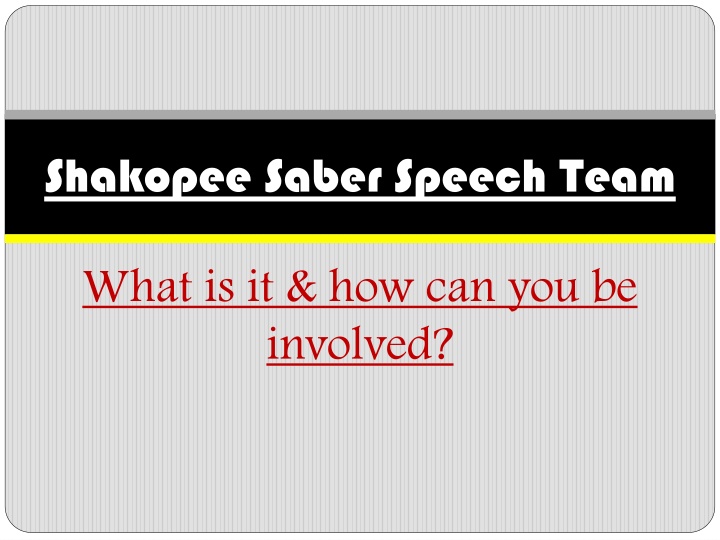 shakopee saber speech team