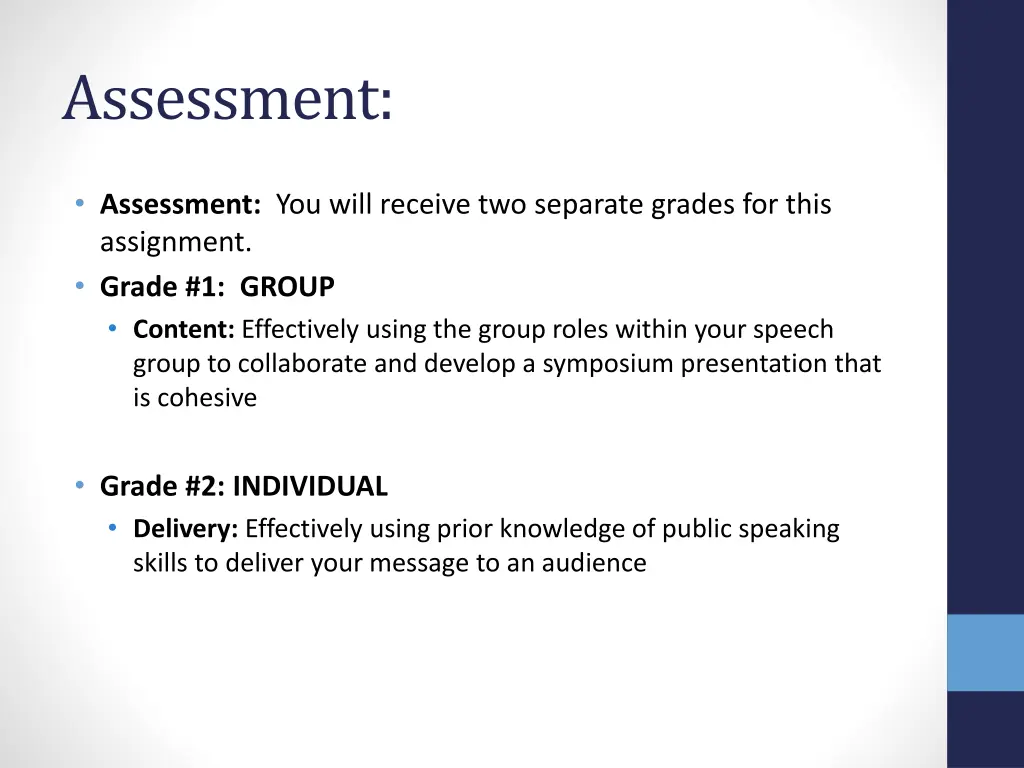 assessment