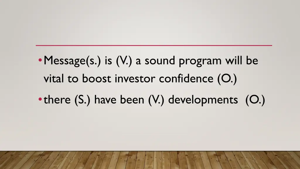 message s is v a sound program will be vital
