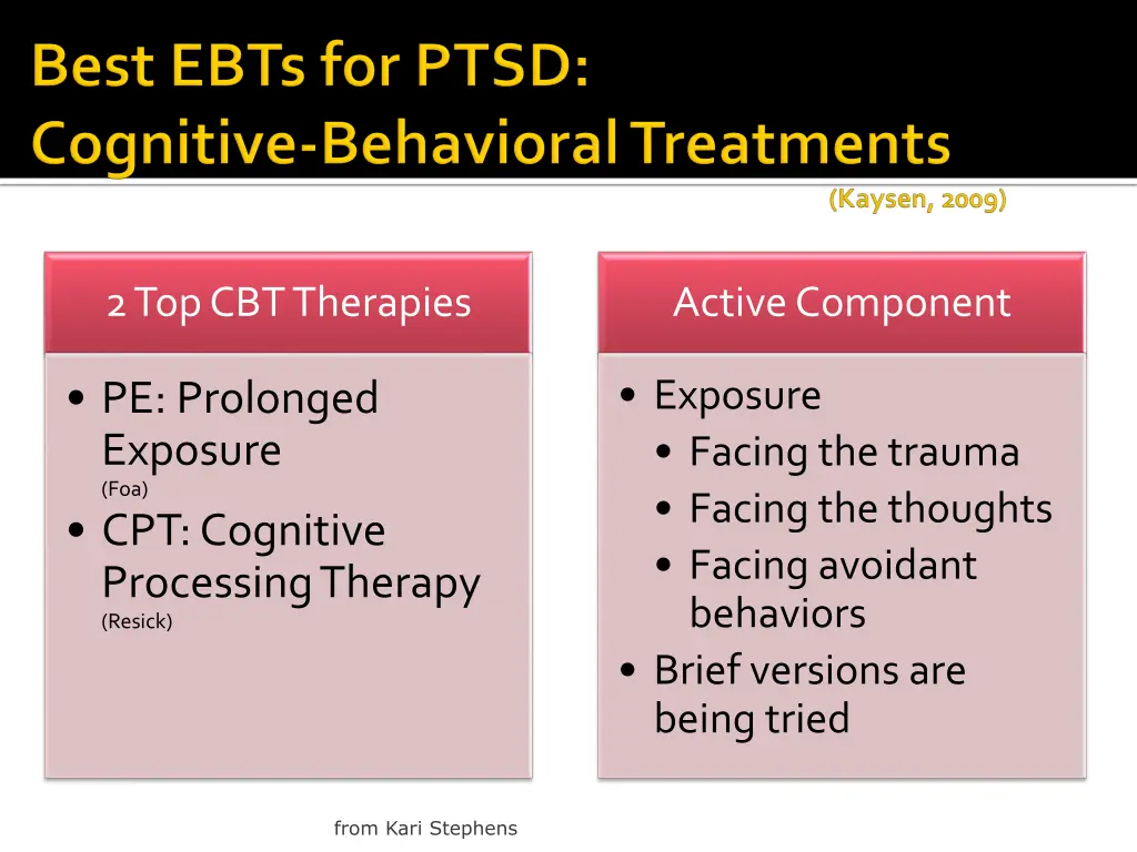 2 top cbt therapies