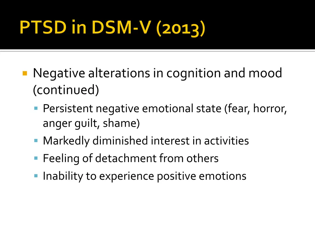 negative alterations in cognition and mood