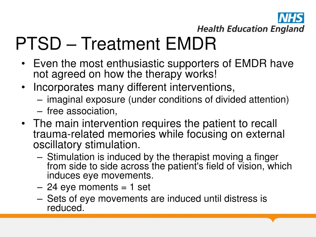 ptsd treatment emdr even the most enthusiastic