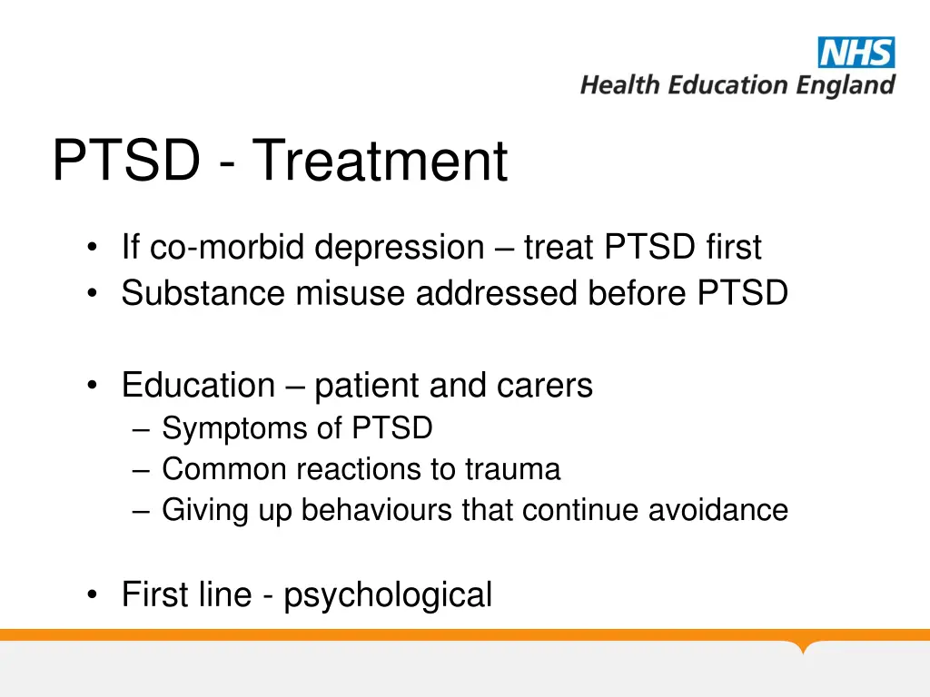 ptsd treatment