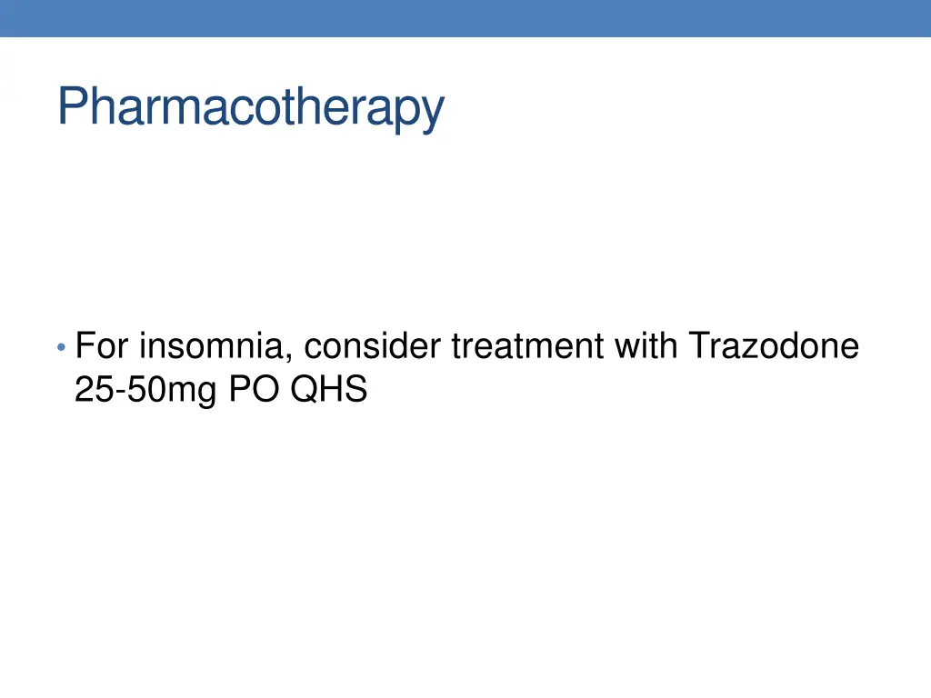pharmacotherapy