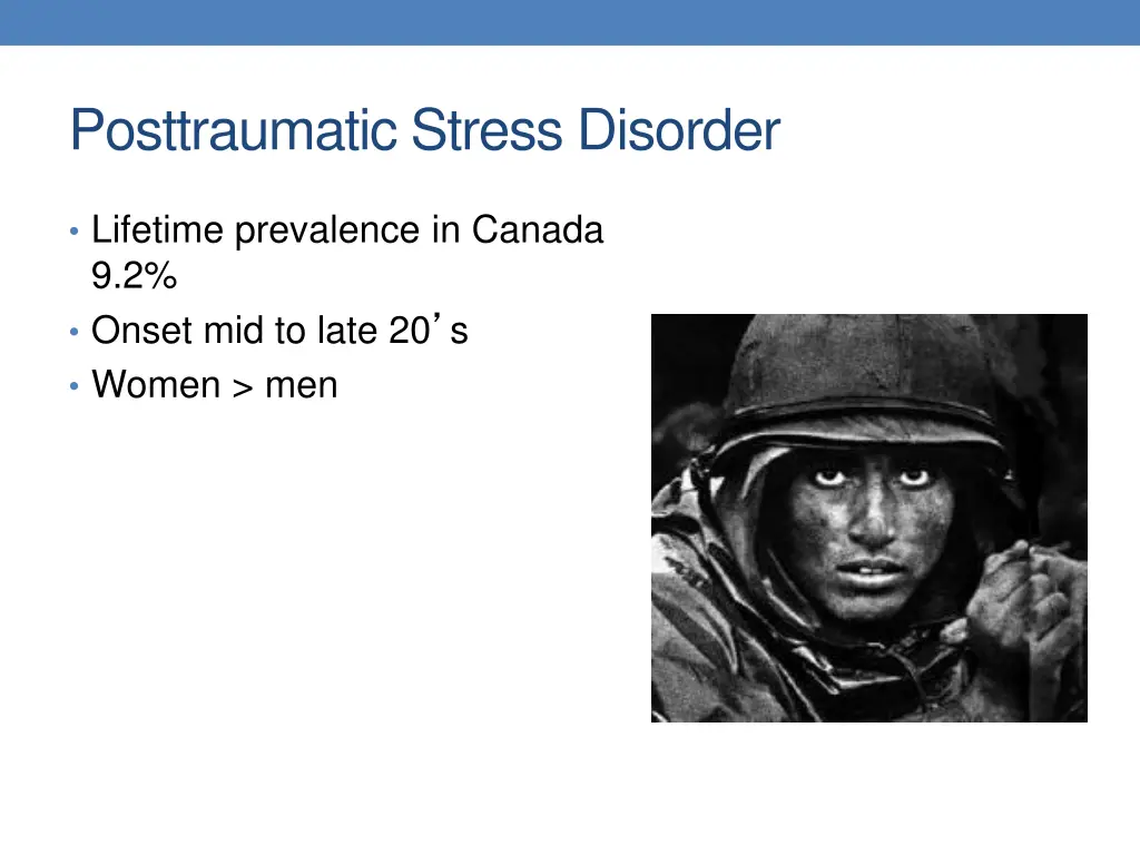 posttraumatic stress disorder