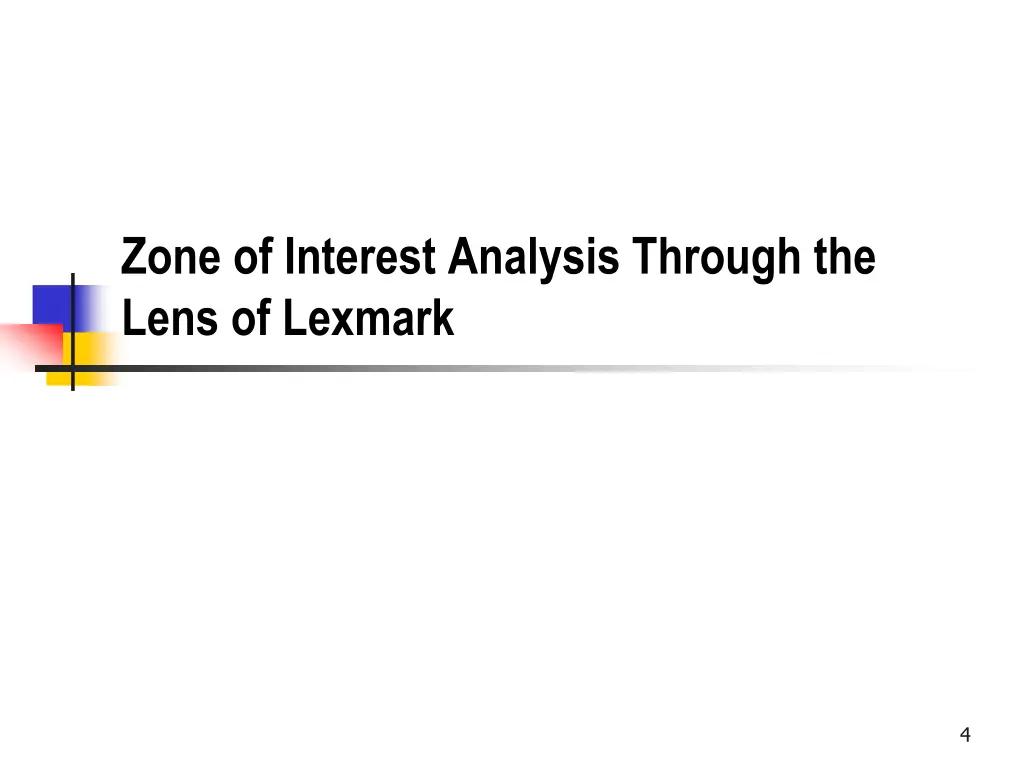 zone of interest analysis through the lens
