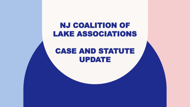 nj coalition of nj coalition of lake associations