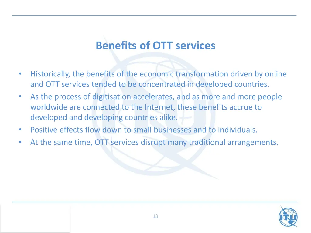 benefits of ott services