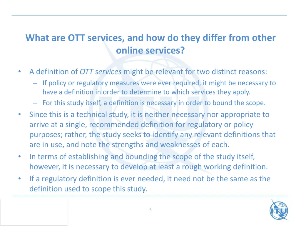 what are ott services and how do they differ from
