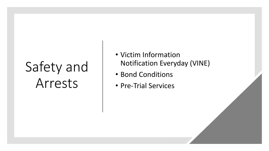 victim information notification everyday vine