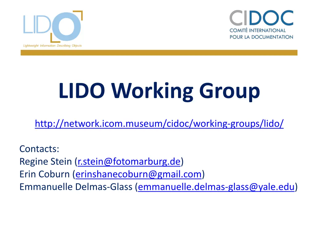 lido working group