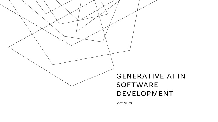 generative ai in software development
