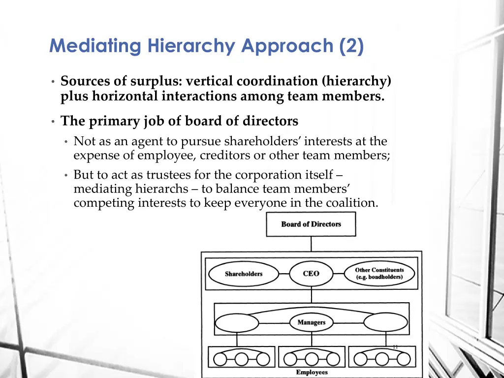 mediating hierarchy approach 2