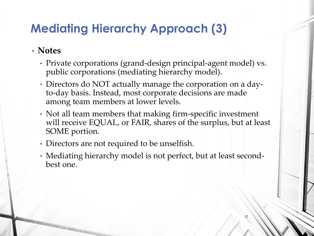 mediating hierarchy approach 3