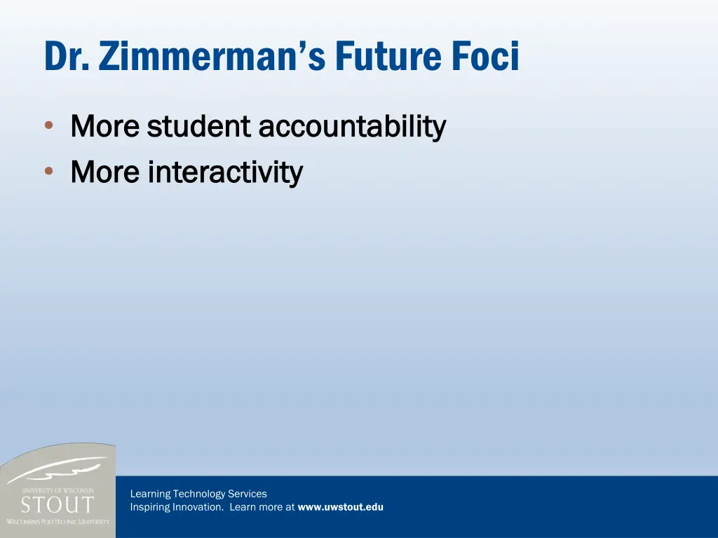 dr zimmerman s future foci