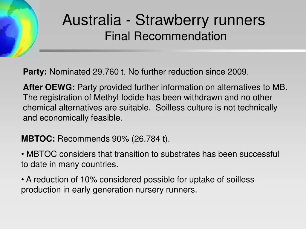 australia strawberry runners final recommendation